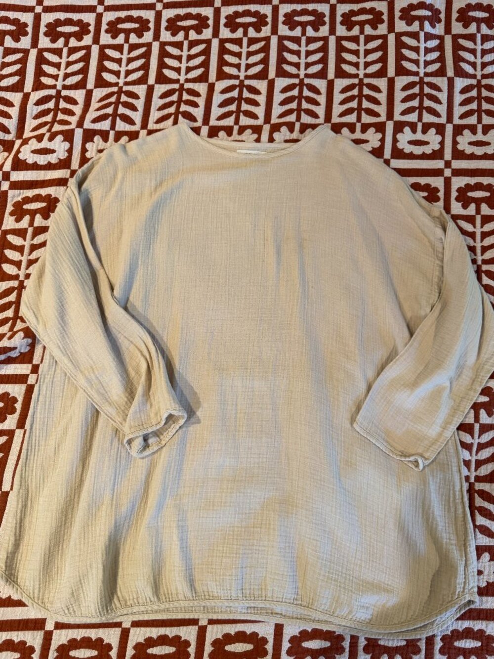 Revisited Cotton Tunic in Cream